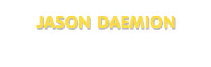 Der Vorname Jason Daemion